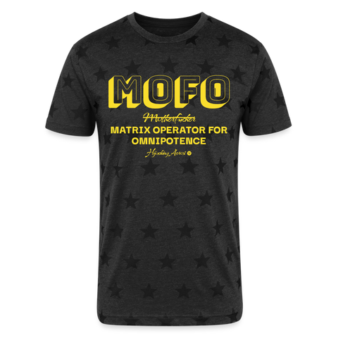 MOFO Tee - charcoal star 