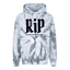 RIP Tie Dye Hoodie - spider silver