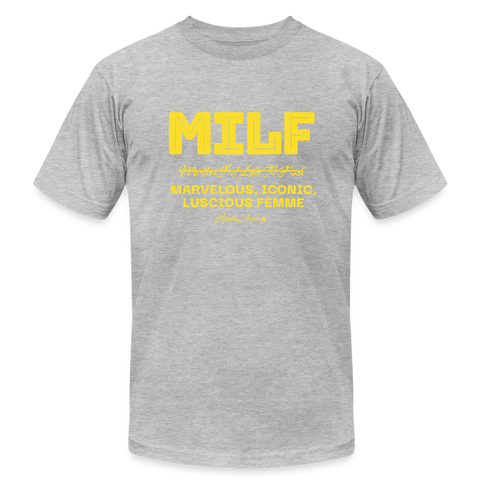 MILF Tee - heather gray