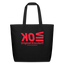 OK Red Acro Tote - black