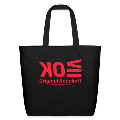 OK Red Acro Tote - black