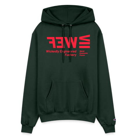 WEF Red Acro Champion Hoodie - Dark Green