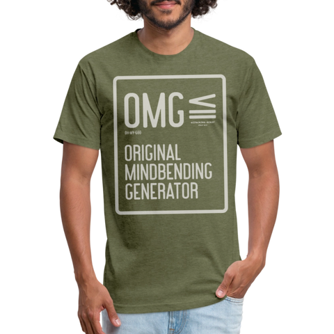 OMG V Neck - heather military green