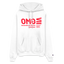 GMO Red Acro Champion Hoodie - white