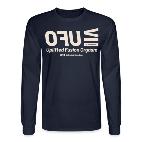 UFO Beige Acro Long Sleeve - navy