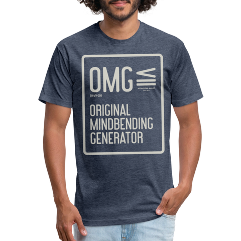 OMG V Neck - heather navy