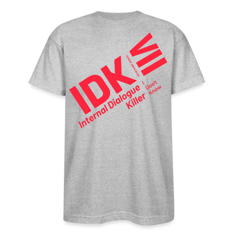 IDK Red Acro Heavy Tee - heather gray