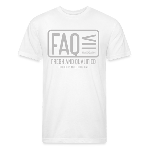 FAQ Tee - white