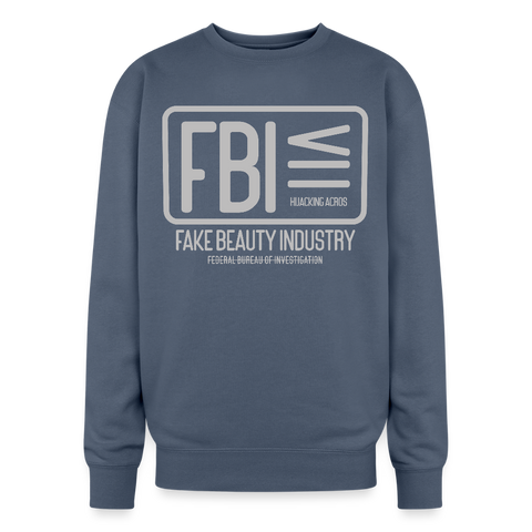 FBI Oversized Sweatshirt - stone blue