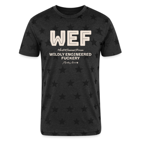 WEF Tee - charcoal star 