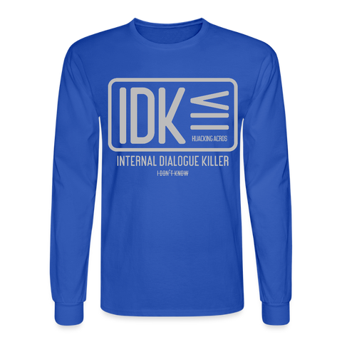 IDK Long Sleeve - royal blue