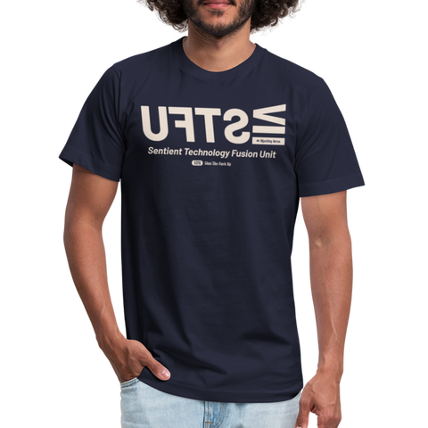 STFU Beige Acro Tee - navy