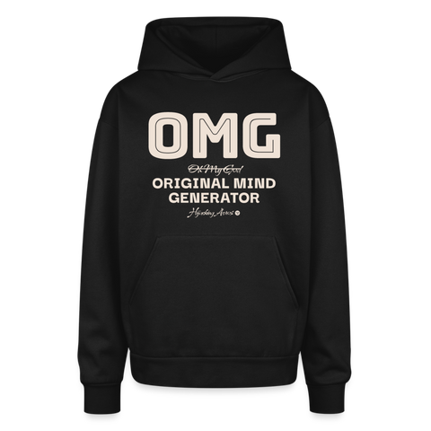 OMG Oversized Hoodie - black