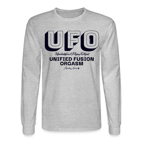 UFO Long Sleeve Hoodie - heather gray