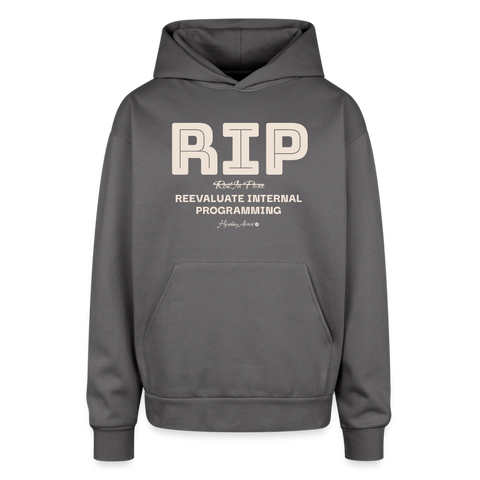 RIP Oversized Hoodie - graphite gray