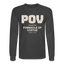 POV Long Sleeve - heather black