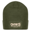 WHO Beige Acro Beanie - olive