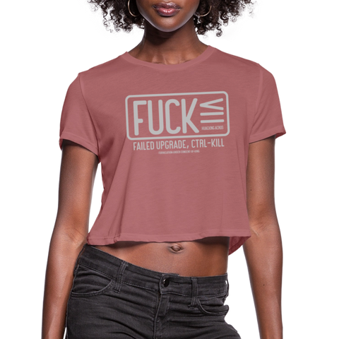 FUCK Tee (W) - mauve
