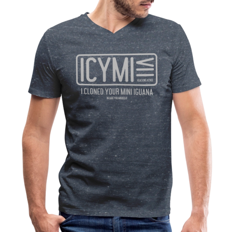 ICYMI V Neck - heather navy