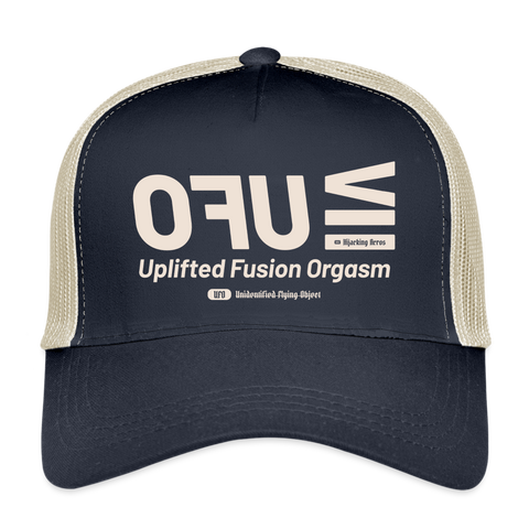 UFO Beige Acro Baseball Hat - pacific/oyster