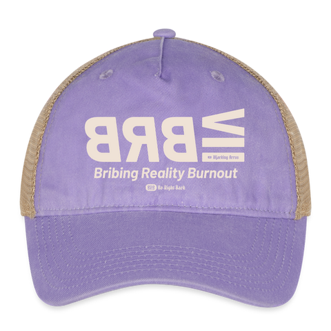 BRB Beige Acro Hat - washed purple/beige