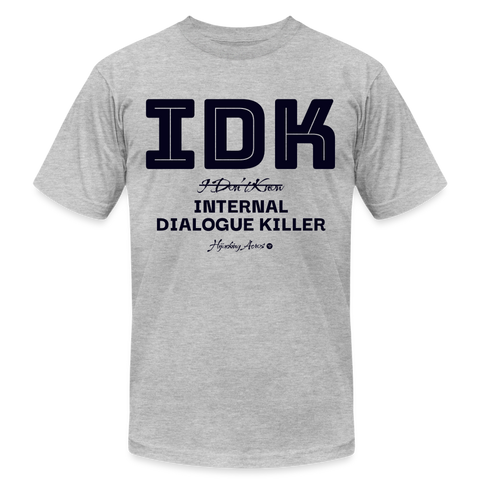 IDK Tee - heather gray