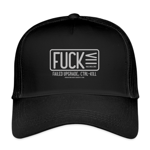 FUCK Vintage Hat - black/black