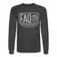 FAQ Long Sleeve - heather black