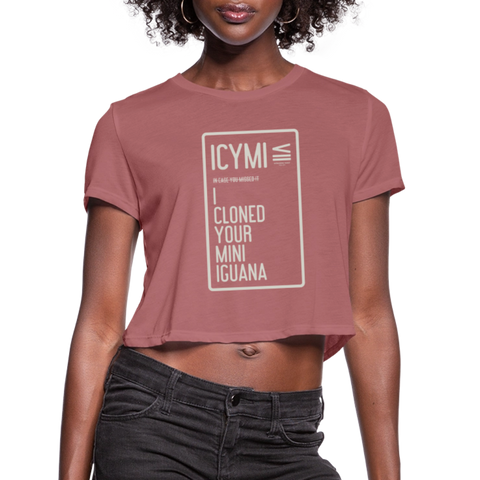 ICYMI Tee - mauve