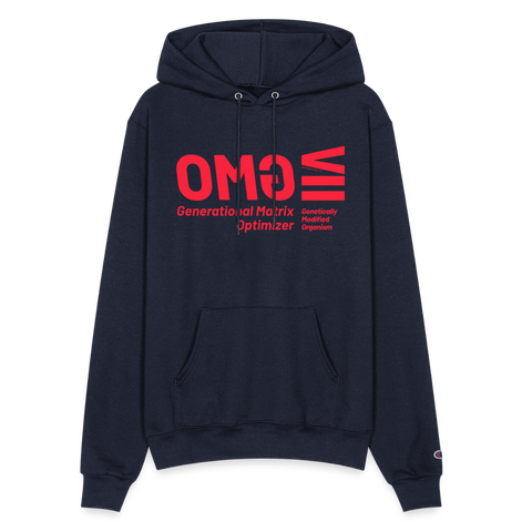 GMO Red Acro Champion Hoodie - navy