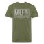 MILF Tee - heather military green