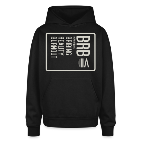 BRB Oversized Hoodie - black
