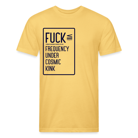 FUCK tee - pastel yellow