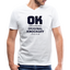 OK V Neck - white