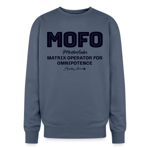 MOFO Oversized Sweatshirt - stone blue