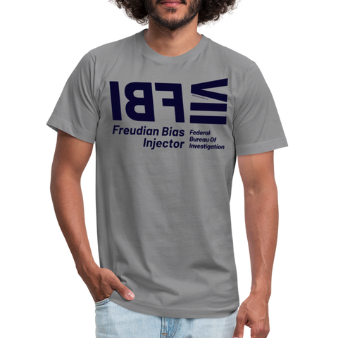 FBI Blue Acros B&C Tee - slate