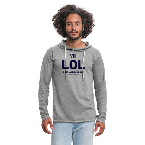 LOL Blue Acro Long Sleeve - heather gray