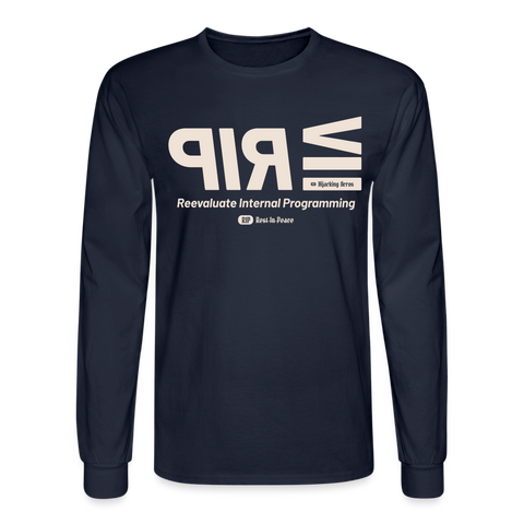 RIP Beige Acro Long Sleeve - navy