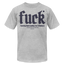 FUCK Blue Acro B&C Tee - heather gray