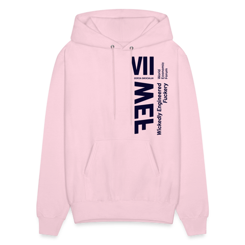 WEF Blue Acro Hoodie - pale pink