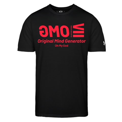 Red Acro Under Armor Tee - black