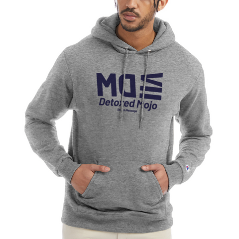 DM Blue Acro Champion Hoodie - heather gray