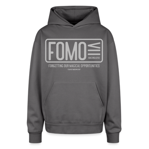 FOMO Oversized Hoodie - graphite gray