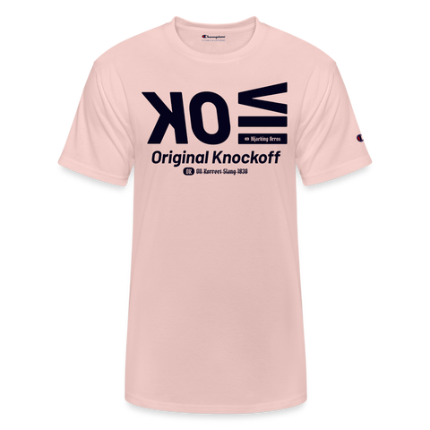 OK Blue Acro Champion Tee - blush pink 