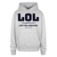 LOL Oversized Hoodie - heather grey