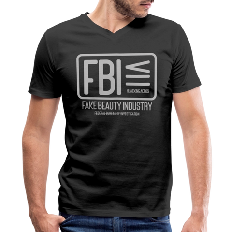 FBI V Neck - black