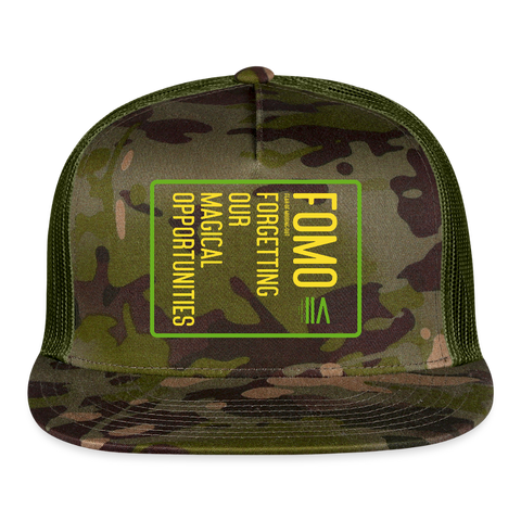 FOMO Trucker Hat - MultiCam\green
