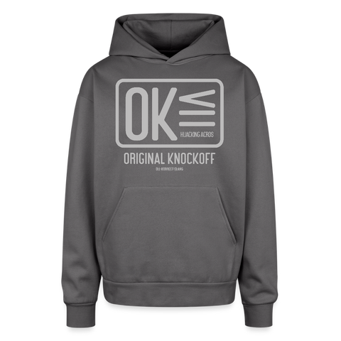 OK Oversized Hoodie - graphite gray