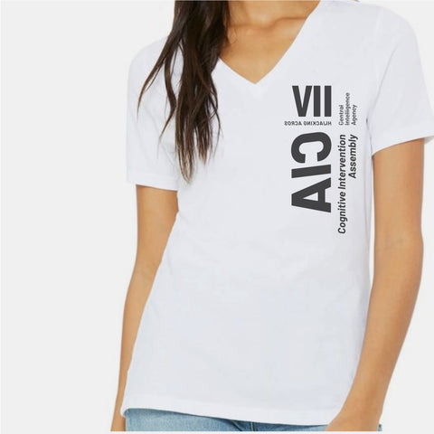 CIA Off White V Neck