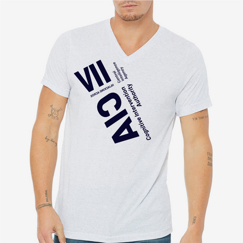 CIA Blue Acros V Neck